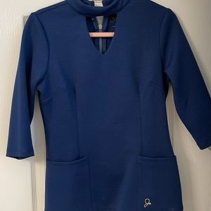 Jaanuu Blue Scrub Top